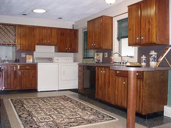 Updated Large Kitchen has a breakfast bar, plus a separate Dining Area. 