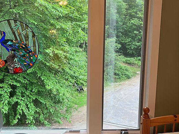 Large window in the room.