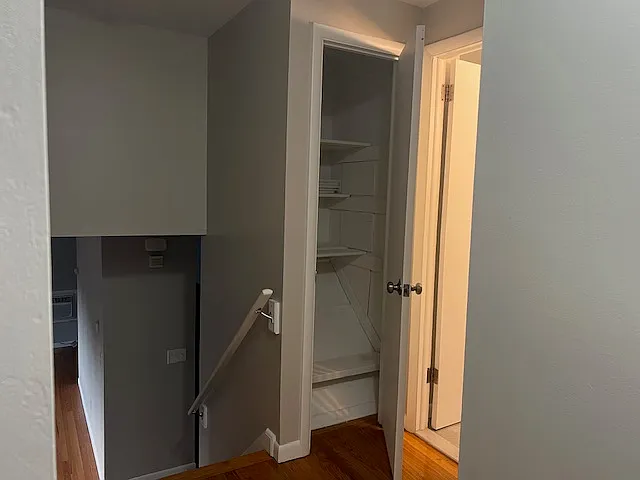Upstairs hallway closet 1
