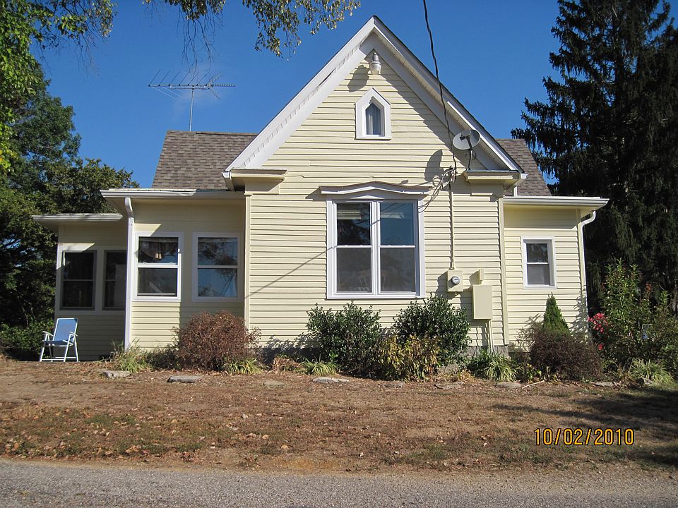 Front, facin South