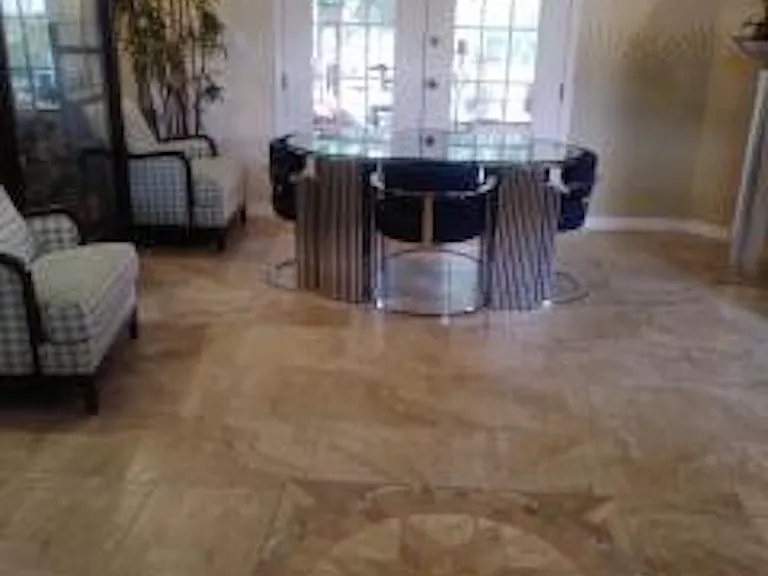 Custom Mosaic inset Foyer