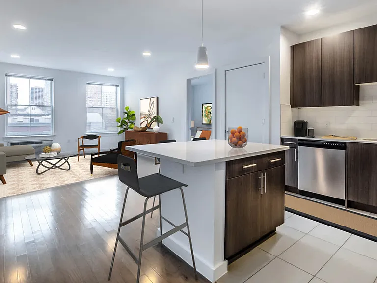 Kitchen and Living Area