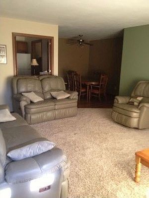 living room from front door