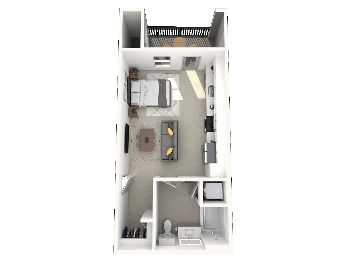 Floor plan E1-HC