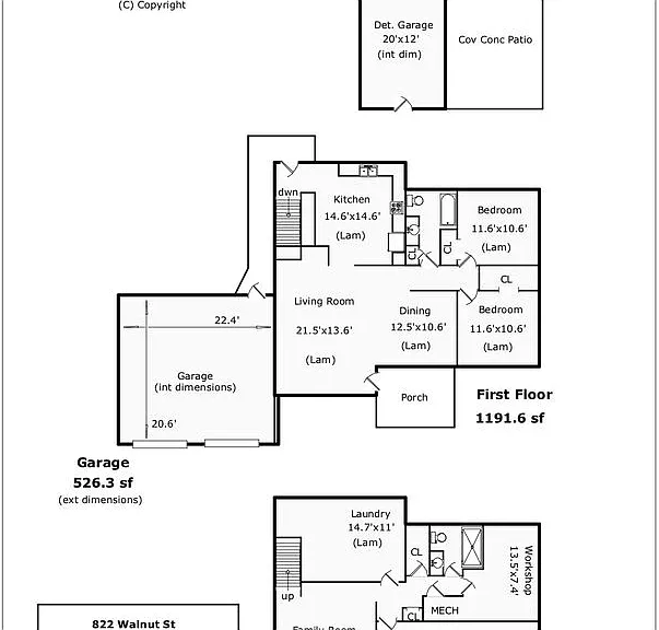 822 Walnut St — Photo 38