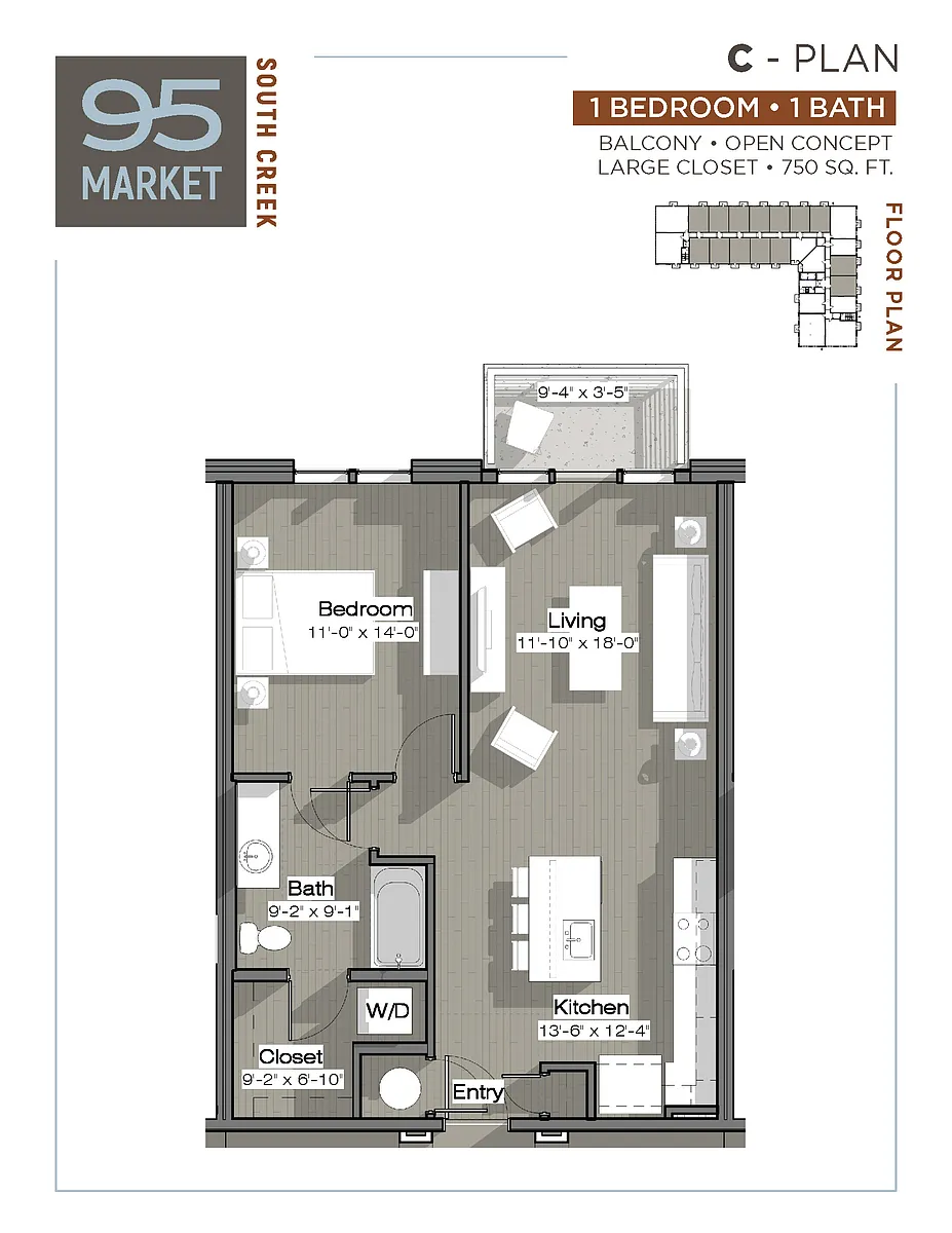 Floor plan C - Plan