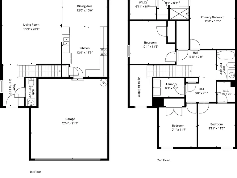 Whole home floor plan