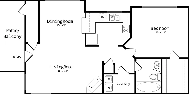 A1 Floorplan Diagram