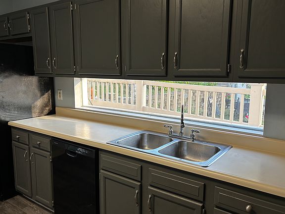 Window above counter.
