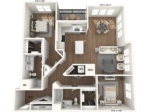 Floor plan BM15.4-Base Collection