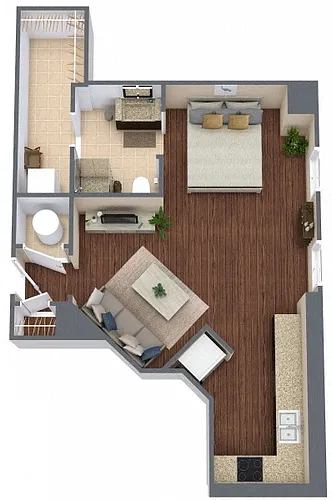 Floor plan Commuter 2