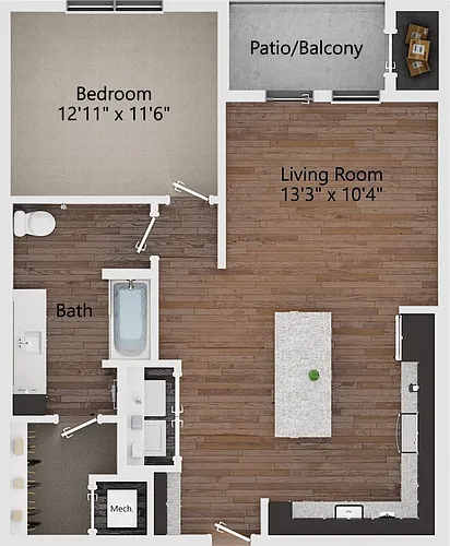 Floor plan A4 ANSI