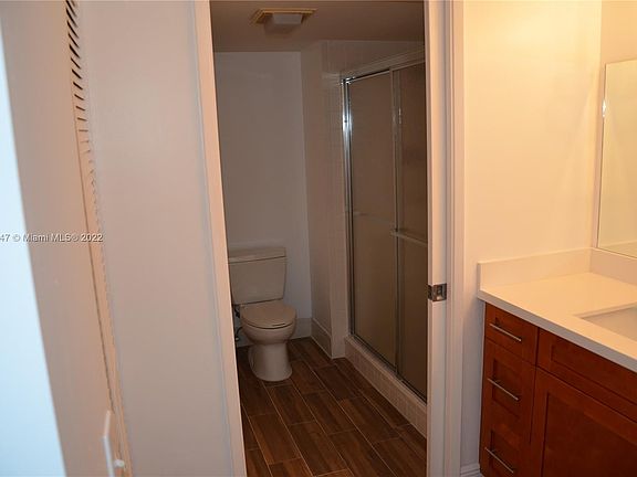 Master bathroom and walk in closet