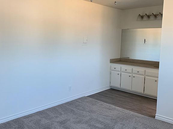 Bedrom & Vanity area of one bedroom unit