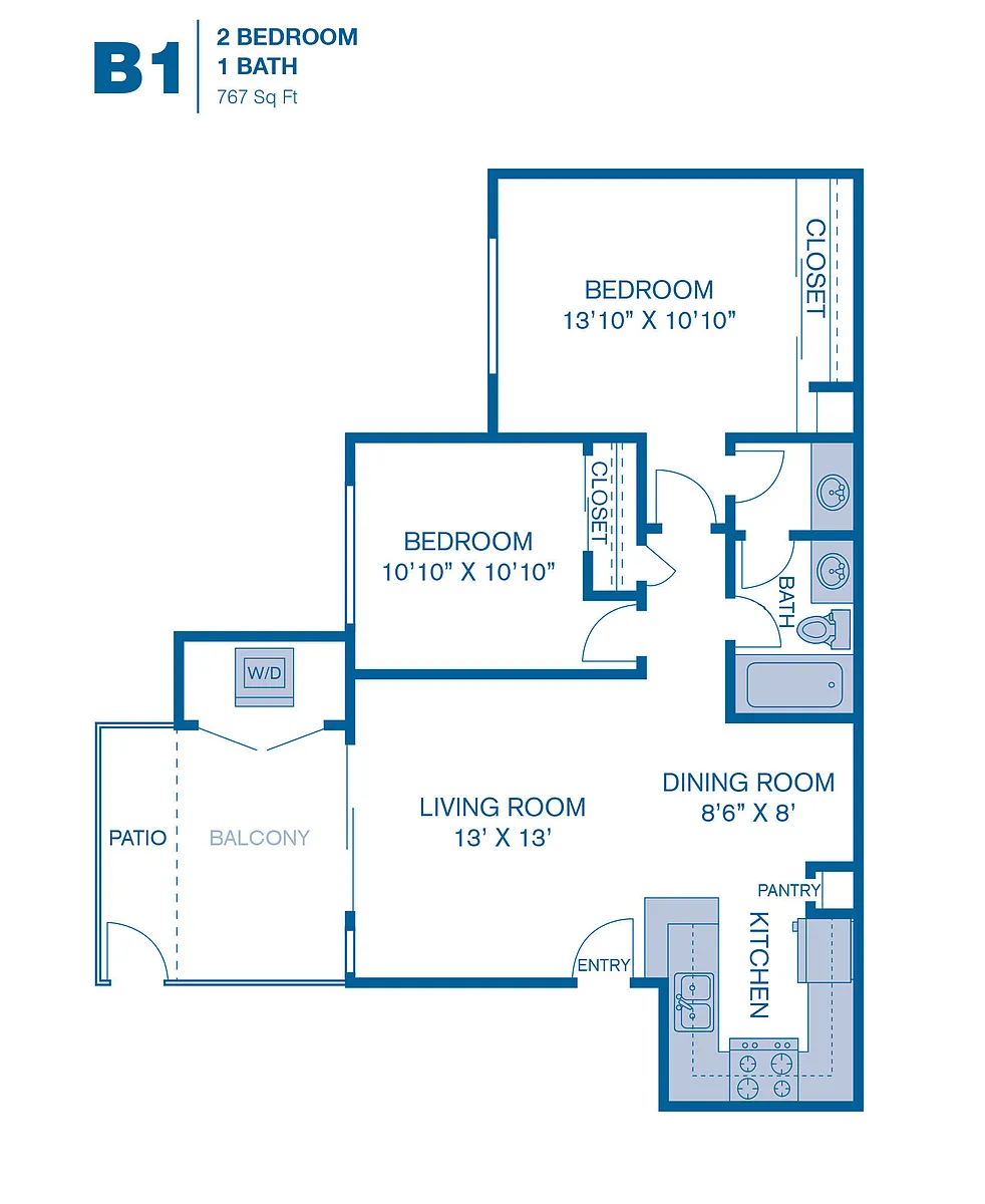 Floor plan B1