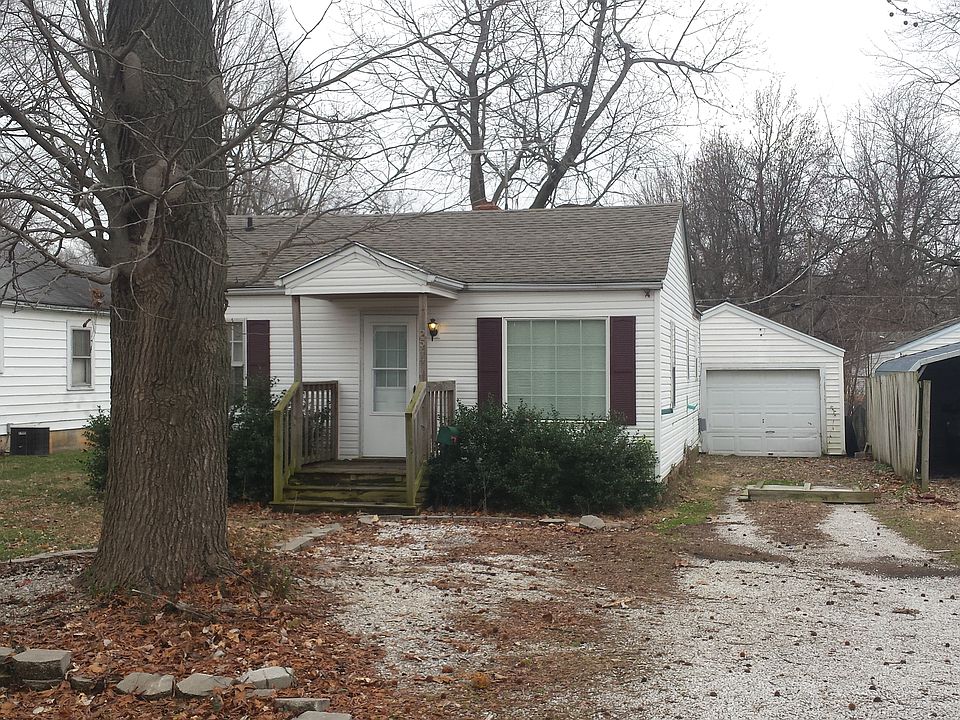 Front of house and garage