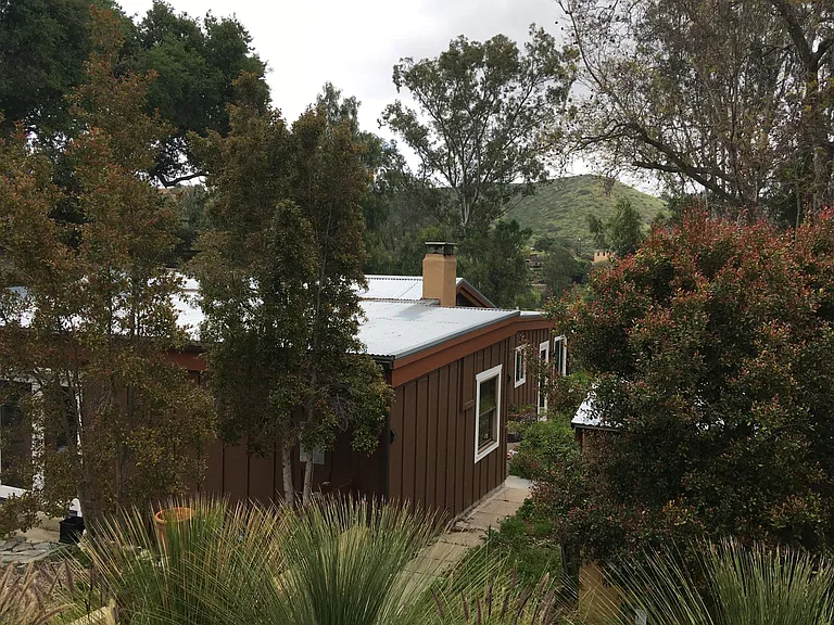 View from above, showing South side of Unit "B".