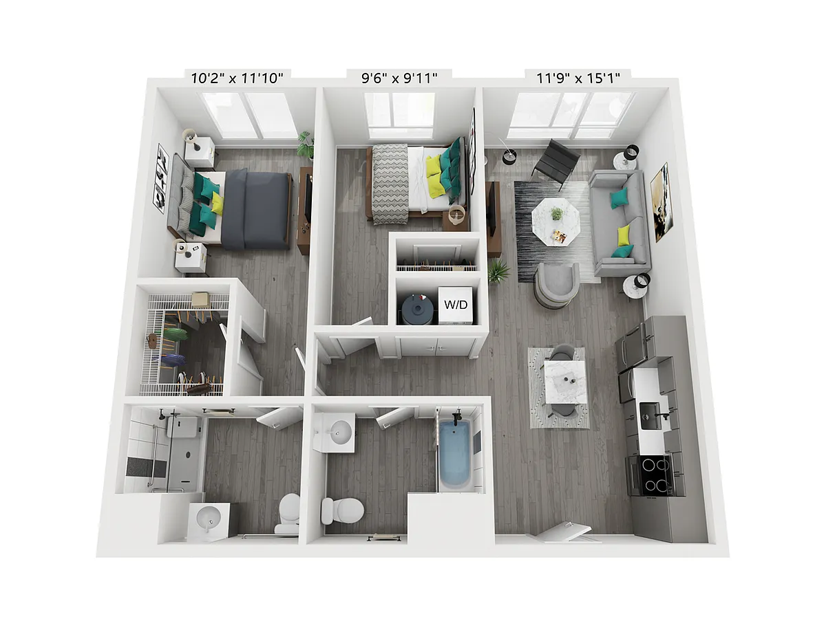 Floor plan M2BA-2