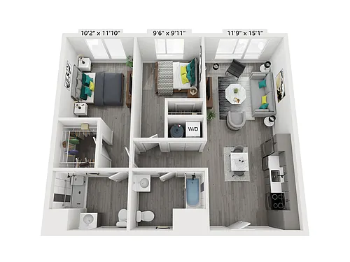 Floor plan M2BA-2