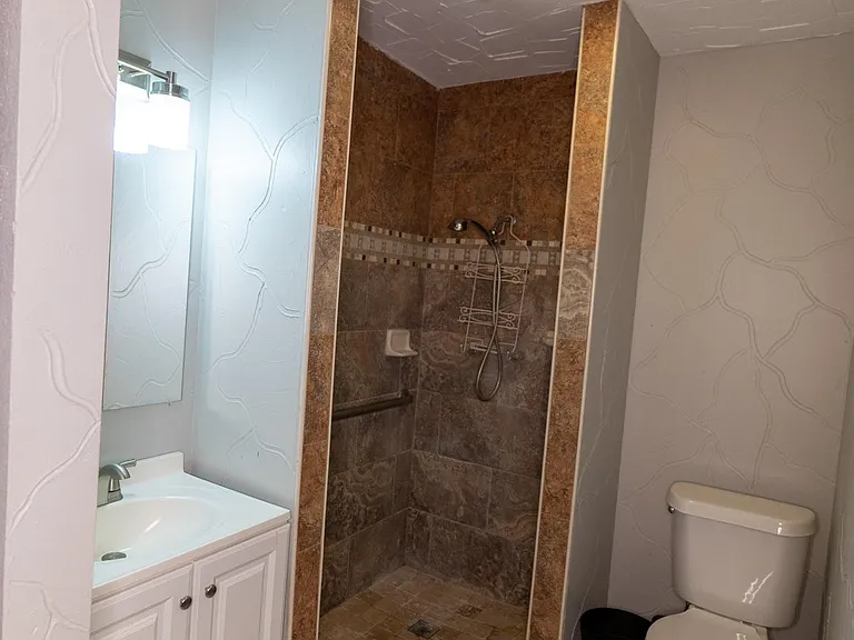 Modern shower and Bathroom