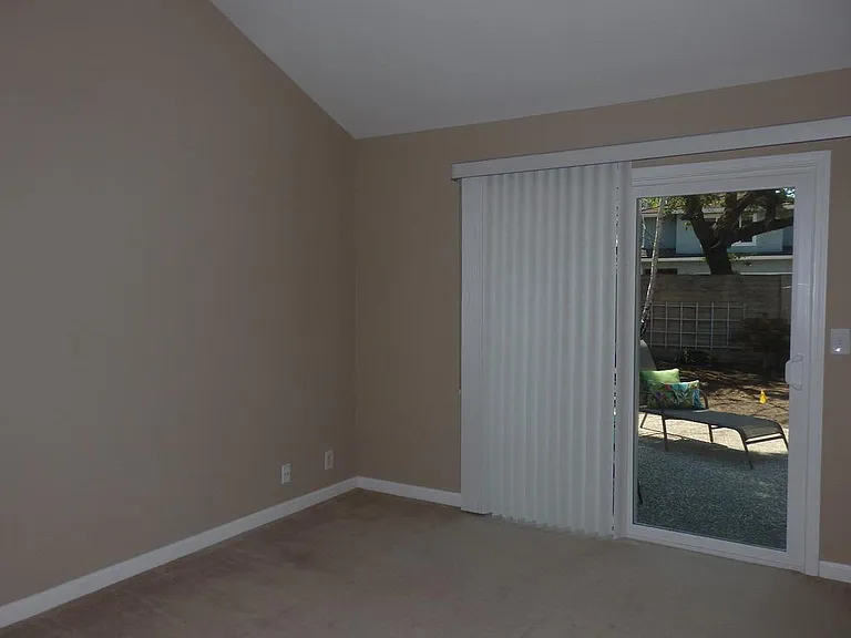 Primary Bedroom
with sliding door to patio
