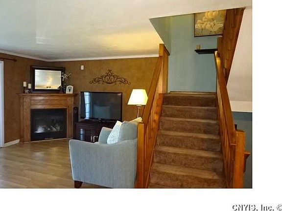 Living Room. Turn on that fireplace on a chilly night!