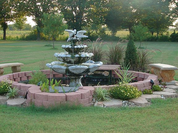 backyard water garden