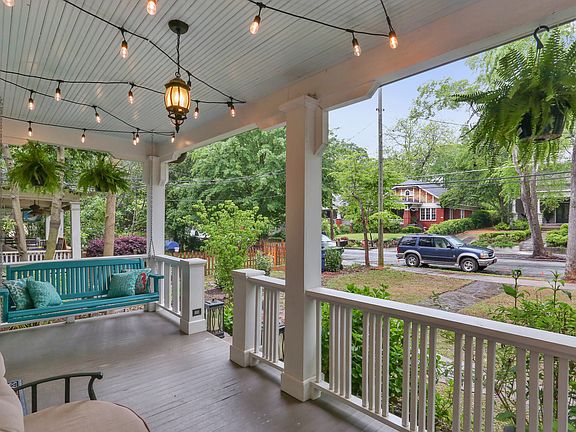 Wrap-around front porch