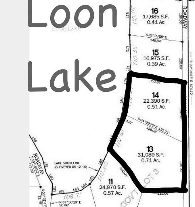 1st image of L13-14 Long Lake Lndg