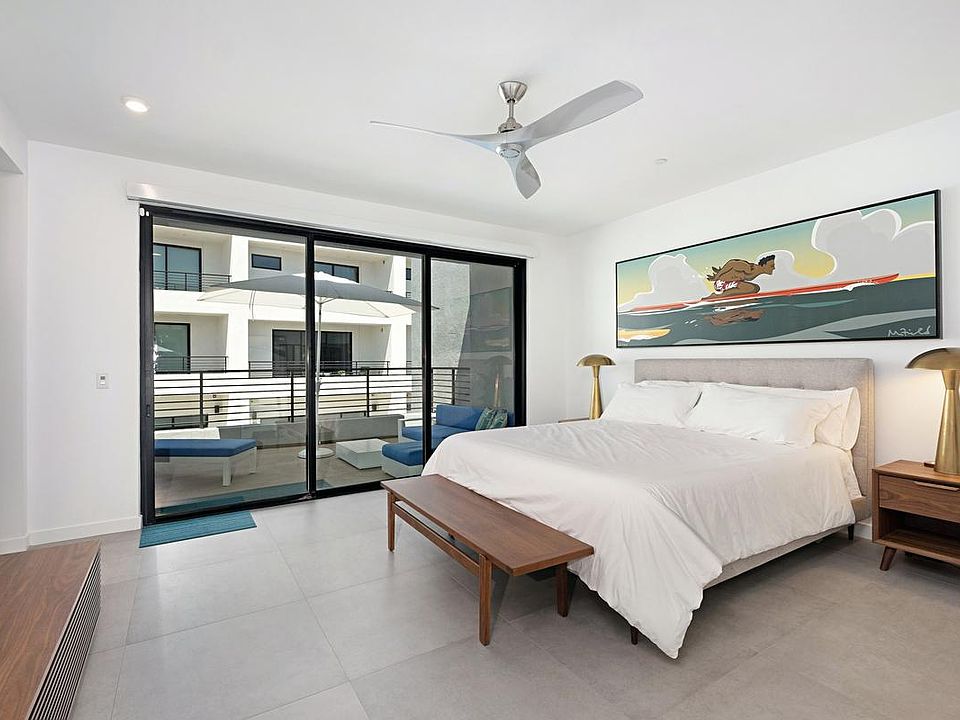 Master bedroom w/large private deck.