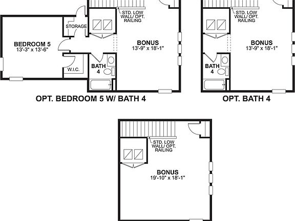 Second Floor Options