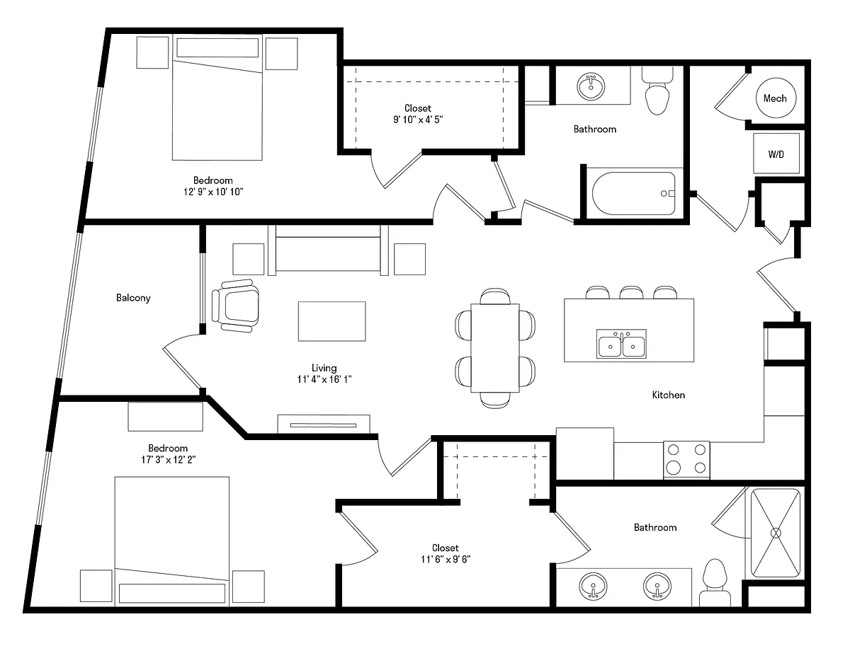 Floor plan Rainfall