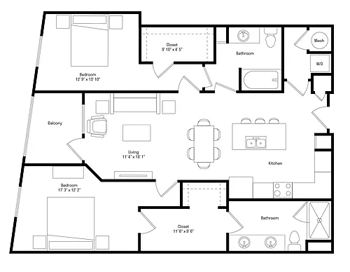 Floor plan Rainfall