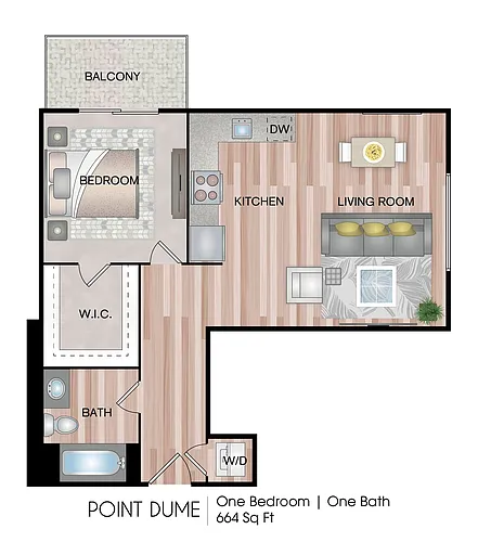 Floor plan Point Dume
