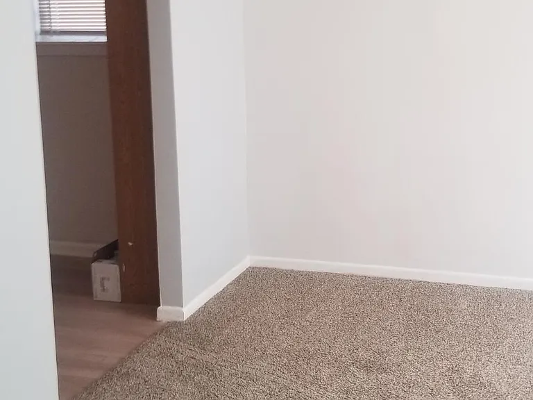 Lower level entrance to kitchen from living room.