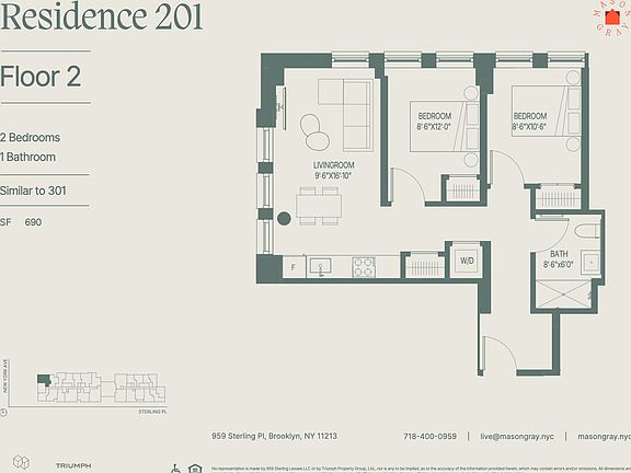 2nd image of 955 Sterling Pl #301