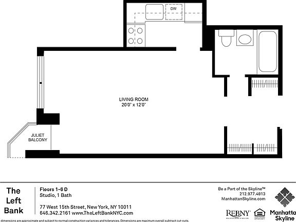 2nd image of 77 W 15th St #104