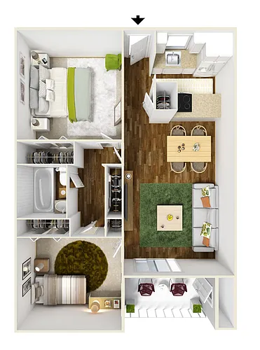 Floor plan Brookyln