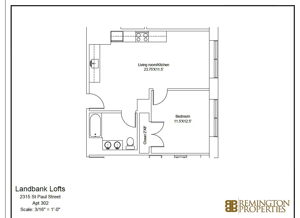 Floor plan 302