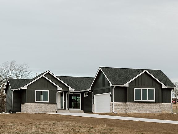 Front exterior view of a similar new construction home