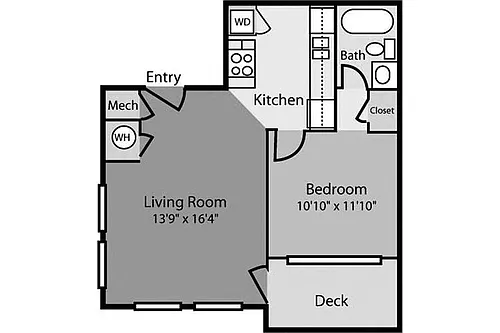 Floor plan Trask Reno Quartz A1A