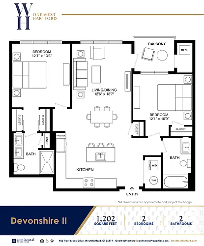 Floor plan Devonshire II