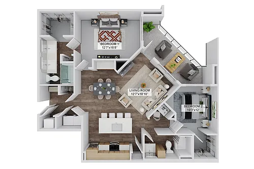 Floor plan The Concorde (B2)