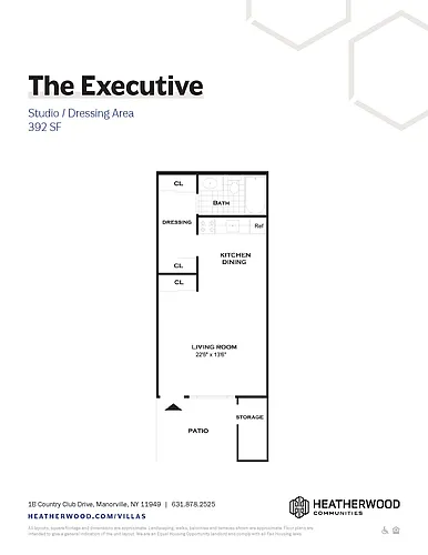 Floor plan The Studio