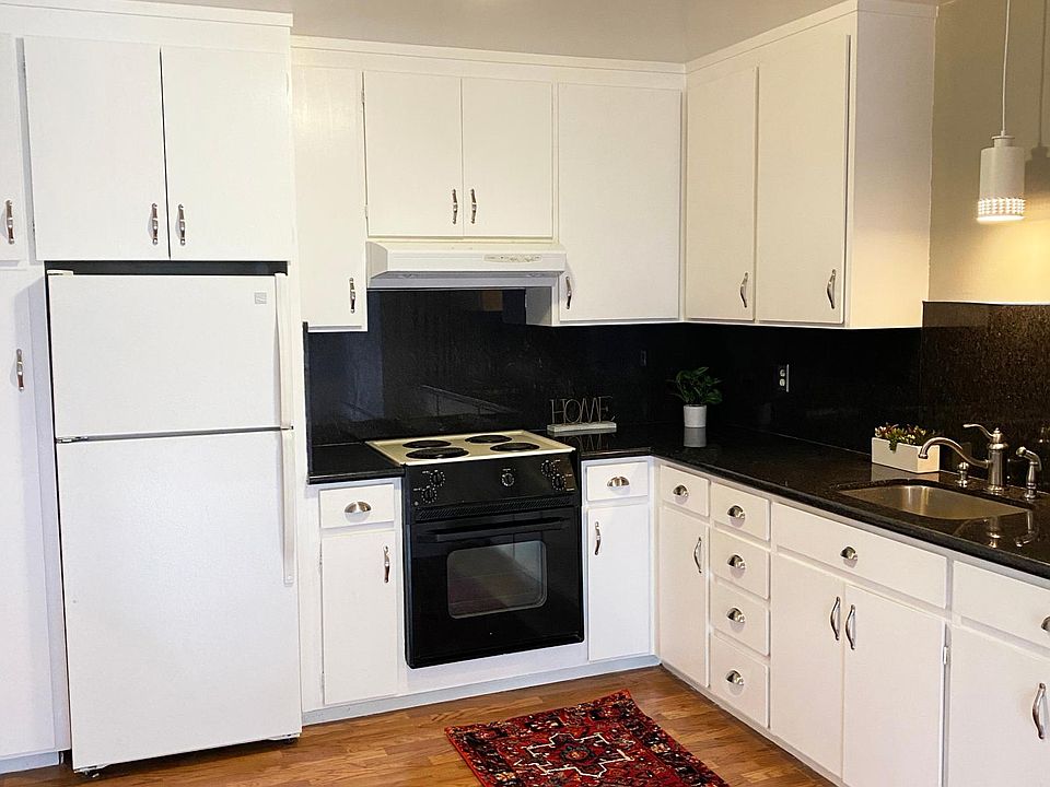 Kitchen with granite countertop