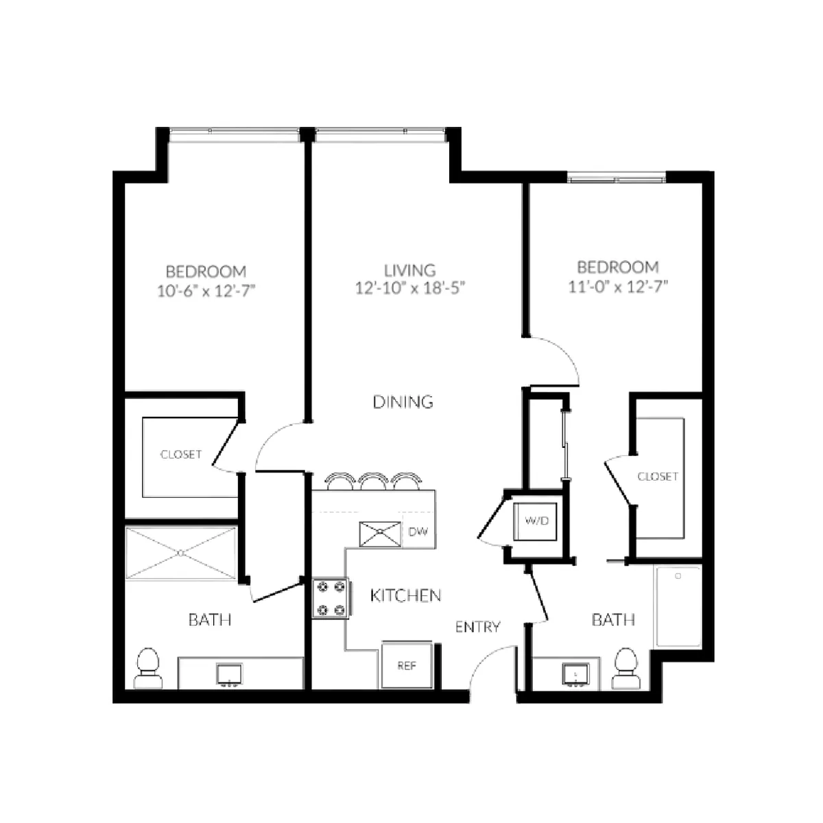Floor plan 22D