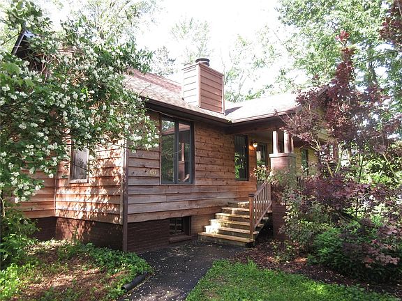 Walk through the park like settings to hang out on the porch