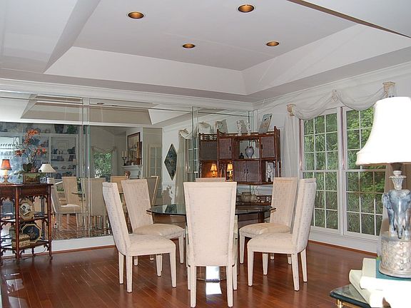 Mirrored Formal Dining Room