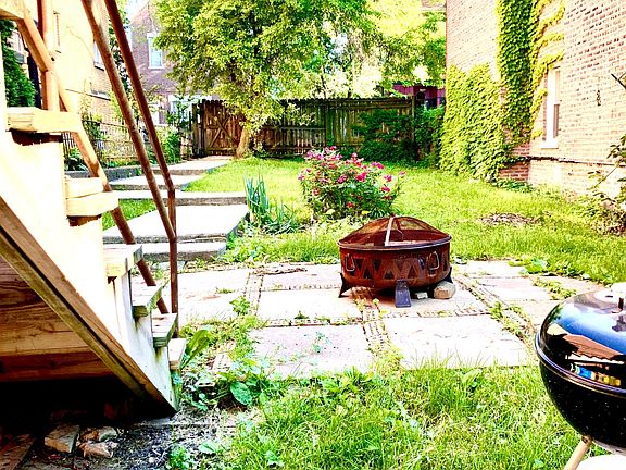 Fenced yard