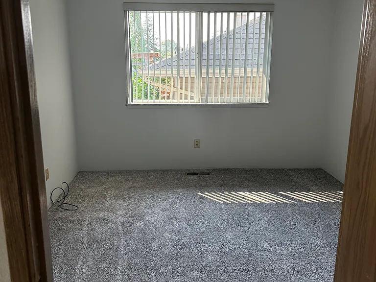 Master Bedroom with new carpet.